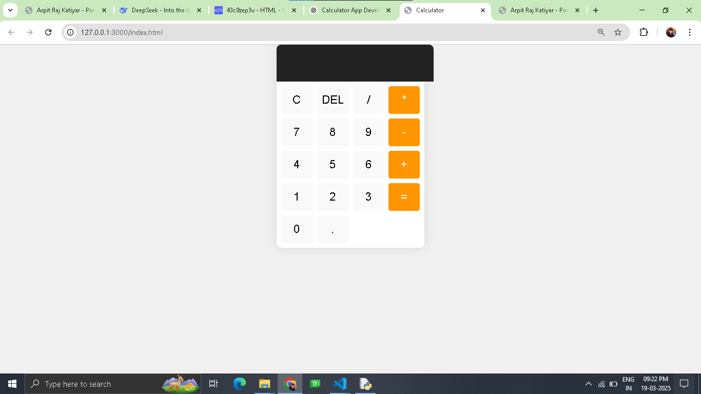 Calculator App Preview